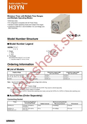 H3YN-4-DC24 datasheet  